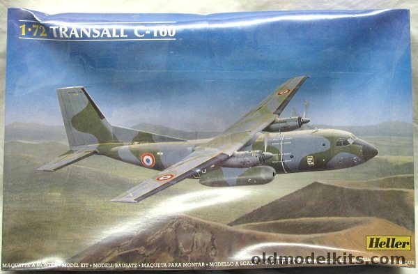 Heller 1/72 C-160 Transall Transport - French Air Force or Lufttransport Geschwader 63, 80353 plastic model kit